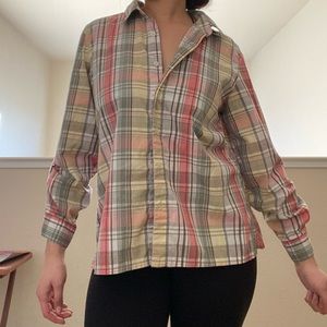 Multi-pastell flannel
